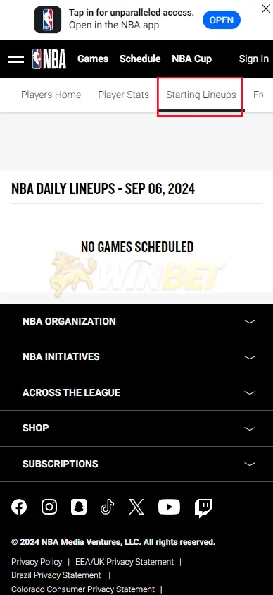 NBA先發名單哪裡看？第一手消息看這邊